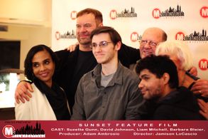 Barbara Bleier, Liam Mitchell, Suzette Gunn, Jamison M. LoCascio, and David Johnson at an event for Sunset (2018)