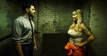 Lisa Neeld and Aaron Bratcher in Hellcat's Revenge II: Deadman's Hand (2019)