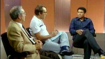 Muhammad Ali and Gary Newbon in When Ali Came to Britain (2012)