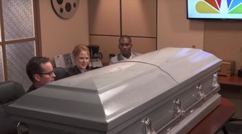 Jared Wofford, David E. McMahon, and Asia Danielle Johnson in Planet Strange (2014)