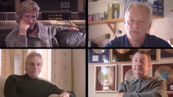 David Gilmour, Nick Mason, Roger Waters, Richard Wright, and Pink Floyd in Pink Floyd: Behind the Wall (2011)