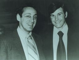 Harvey Milk and Dan White in The Times of Harvey Milk (1984)