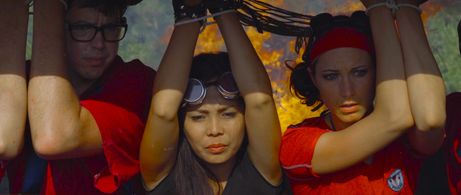 Dana Jamison, Andrew Reiley, and April Rose Estoy in The Monsters Without (2021)