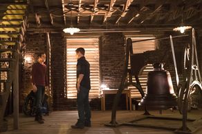 Joel Gretsch and Zach Roerig in The Vampire Diaries (2009)