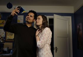 Michael Peña and Virginia Kull in Gracepoint (2014)