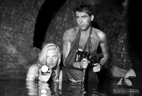Teresa Izewska and Tadeusz Janczar in Kanal (1957)