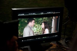 Still shot from El Escritor Film