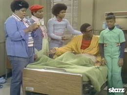 Fred Berry, Shirley Hemphill, Haywood Nelson, Danielle Spencer, and Ernest Thomas in What's Happening!! (1976)