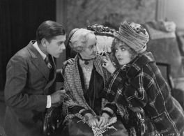 Constance Bennett, Gertrude Claire, and Edward Peil Jr. in The Goose Hangs High (1925)