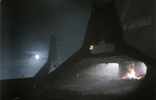 Aliens. Vistavision Back projection image.