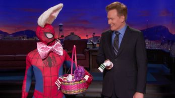 Conan O'Brien and James Simenc in Conan (2010)