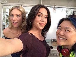 Brittany Snow, Jude Weng, and Gabrielle Ruiz in Crazy Ex-Girlfriend (2015)