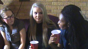 Miracle Davis, Emily McClendon, and Micah Hawthorn in Then the Night Comes (2018)