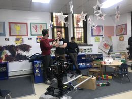 The set of CRASHING TOGETHER
