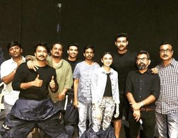 Aditi Rao Hydari, Gnanashekar V.S., Varun Tej, Y. Rajeev Reddy, Satyadev Kancharana, Sankalp Reddy, and Raja Chembolu at
