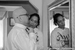 With Production and Costume Designer, Krishawn Peace on the set of 