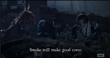 Seth Numrich, Matt Ukena, and Daniel Henshall in TURN: Washington's Spies (2014)