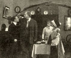 Harry Beaumont, Mrs. William Bechtel, Edna Flugrath, and Charles Ogle in The Third Thanksgiving (1912)