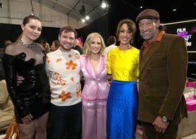 Jennifer Beals, Marlee Matlin, Troy Kotsur, Daniel Durant, and Amy Forsyth at an event for The 37th Film Independent Spi
