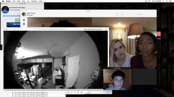 Betty Gabriel, Rebecca Rittenhouse, and Colin Woodell in Unfriended: Dark Web (2018)