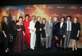 Gates McFadden, Marina Sirtis, Brent Spiner, Patrick Stewart, Jeri Ryan, Jonathan Del Arco, Peyton List, Alison Pill, Ha