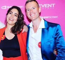 Patrick James and Mahveen Shahraki.M in Ellie & Abbie (& Ellie's Dead Aunt) (2020)