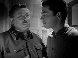 Vasiliy Merkurev and Aleksandr Shvorin in The Cranes Are Flying (1957)