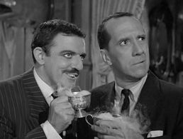 John Astin and Lee Goodman in The Addams Family (1964)