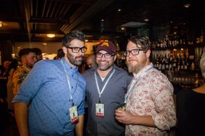 Austin Mendez, Mark Cartier and Motke Dapp at Heart, Baby! Premiere in Nashville, TN