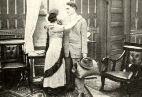 William Scott and Geraldine Gill in A Sister's Devotion (1912)