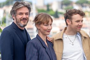 Sandra Hüller, Samuel Theis, and Antoine Reinartz at an event for Anatomy (2000)