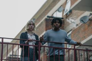Maisie Ayres and Rasaq Kukoyi in Criminal Record (2024)