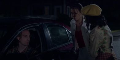 Steve Rasetta, Cree, and Sadie Stanley in The Sleepover (2020)