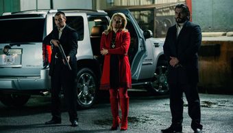 Still of Alexander Babara, Kate Winslet and Anthony Belevtsov in Triple 9 (2016)