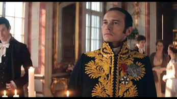 Laurent Maurel on the set 