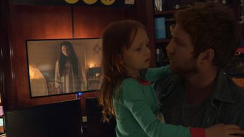 Chris J. Murray, Chloe Csengery, and Ivy George in Paranormal Activity: The Ghost Dimension (2015)