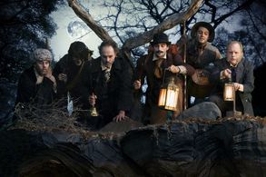 Alex Egan, Travis Walck, Jimmy Livingstone, Ryan Culver, Aidan Marus, Skip Pipo on the set of Hunting Of The Snark.