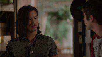 Jordan Rodrigues and David Lambert in The Fosters (2013)