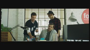 Béla Mészáros, Zsolt Dér, and Áron Molnár in Neither with You (2019)