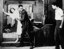 Mary Duncan, Charles Farrell, and Alfred Sabato in The River (1928)
