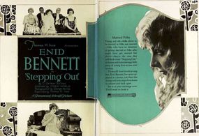 Enid Bennett, Gertrude Claire, William Conklin, Julia Faye, and Niles Welch in Stepping Out (1919)