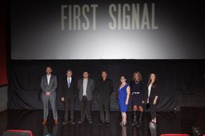 Mark Lund at the world premiere of First Signal on March 26, 2021 at the Greenfield Garden Cinemas.