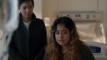 Still of Pamela Estrada and Cihang Ma in Departure and Devil and the Deep Blue Sea