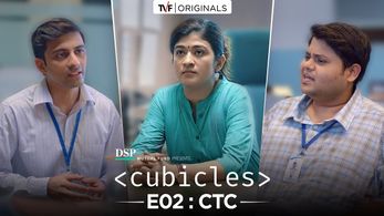 Nidhi Bisht, Badri Chavan, and Abhishek Chauhan in Cubicles (2019)