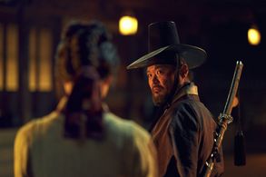 Bae Doona and Kim Sang-Ho in Kingdom (2019)