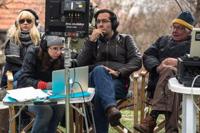 Blasco Giurato, Andra Barbuica, Serge Ioan Celebidachi, and Adela Vrinceanu Celebidachi in Octav (2017)
