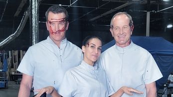 Josh Randall and Cecile Cubiló in Westworld (2016)