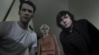 Brandon Anthony as Mark, Andi Norris as Caitlin, and Josh Truax as Roman in The Invoking.