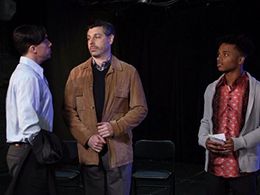 Ryan Duncan, Jason Cicci, and Michael Curry in He's with Me (2013)