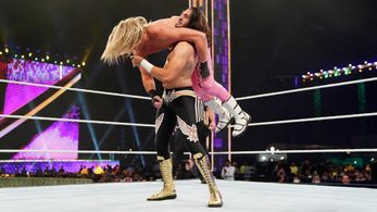 Mansoor Al-Shehail and Nic Nemeth in WWE Super Show-Down (2020)